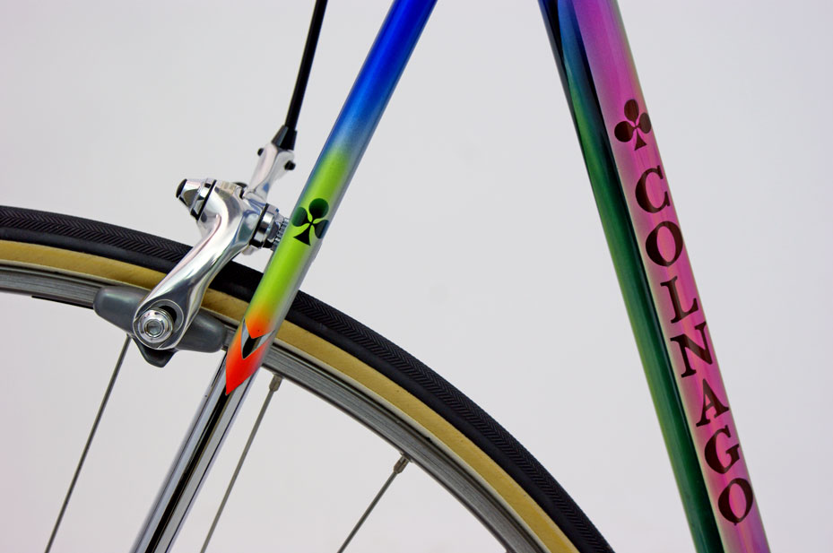 Cadre Colnago Master Olympic Art Decor 57cm (1995) – Bleu, Acier, Vintage Pour Vélo De Route